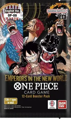 13X One Piece TCG English OP-09 Emperors in the New World Sealed Booster Packs - Image 2