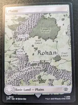 Plains (Full Art) 0272 LTR Land Lord Of The Rings Magic: The Gathering - Image 1
