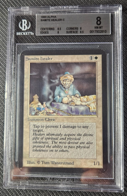 Alpha - Samite Healer - MTG - Magic the Gathering - NM-MT - BGS 8 - Quad++ - Image 1