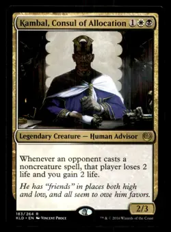 MTG Kambal, Consul of Allocation LP Light Play Kaladesh [4009] - Image 1