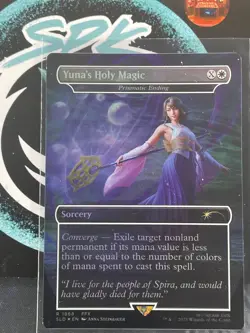 Yuna's Holy Magic - Prismatic Ending (Rainbow Foil) Secret Lair Drop Foil - Image 3