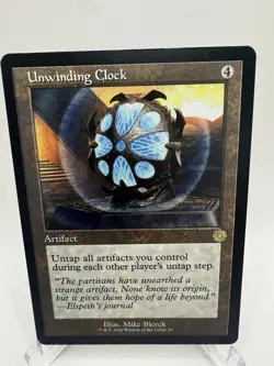 Unwinding Clock #61 (NM) Brothers' War BRR Magic MTG - Image 1