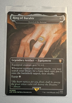 MTG Ring of Barahir - Sword of the Animist - Foil - Lord of the Rings #355 - Image 1
