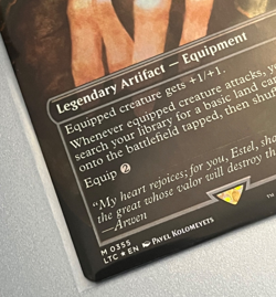 MTG Ring of Barahir - Sword of the Animist - Foil - Lord of the Rings #355 - Image 3