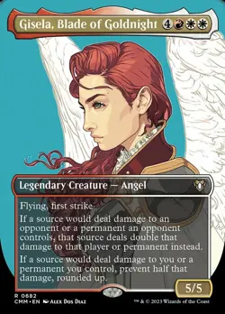 Mint/Near-Mint, English - 1 x MTG Gisela, Blade of Goldnight - Borderless Comman - Image 1