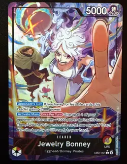 Jewelry Bonney Alt Art Leader EB04-001 OP15 NM PSA 10 Candidate One Piece - Image 1