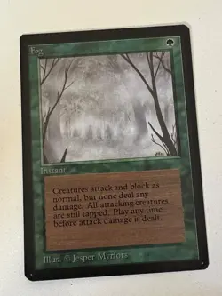 Magic the Gathering MTG Beta Fog HP (Beta Bob) - Image 1