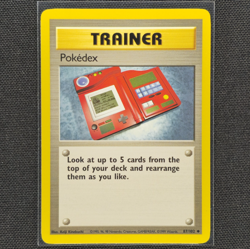 Pokedex - 87/102 - Uncommon - Base Set - Pokemon Card - NM/M - Image 1