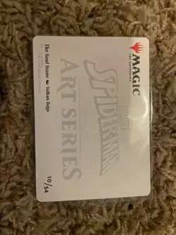 The Soul Stone Art Card (Gold-Stamped Signature) Art Series: Marvel's Spider-Man - Image 2