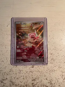 Stufful Illustration Rare Pokemon Mega Evolution Card 154/132 - Image 1