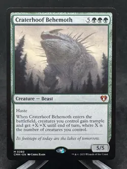Craterhoof Behemoth Commander Masters Regular - Image 1