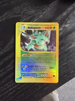 Nidoqueen - 22/144 - Pokemon Skyridge Reverse Holo Rare Card NM - Image 1
