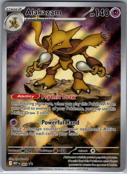 Alakazam MEP 009 ME: Mega Evolution Promo - Pokemon Card - NM - Image 1