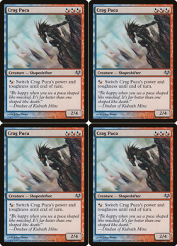 Crag Puca X4 Eventide Playset MTG Magic the Gathering Excellent 2Fire Games - Image 1