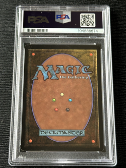 Beta Black Vise Limited Edition Magic the Gathering MTG PSA EX-MT - Image 2