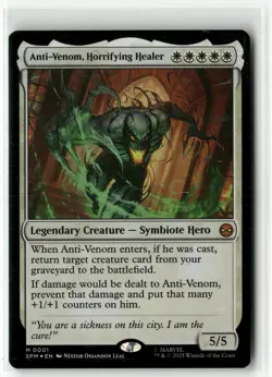 Anti-Venom, Horrifying Healer Foil M Marvel's Spider-Man 1 NM - Image 1