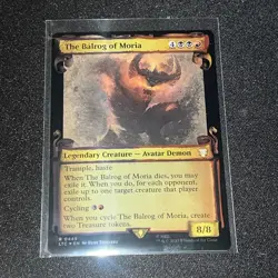1x The Balrog of Moria - Foil - Showcase Scrolls NM-Mint, English Universes Beyo - Image 1