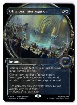 Officious Interrogation NM* FOIL SHOWCASE Murders Karlov Manor 0314 -UnltdCards - Image 1