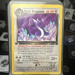 Pokemon 1st Edition Team Rocket Dark Dragonair 33/82 Pokemon Vintage - Image 1