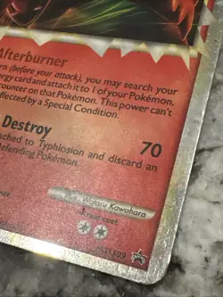 Pokemon TCG 2010 HeartGold & SoulSilver Typhlosion Holo HGSS09 Moderately Played - Image 3