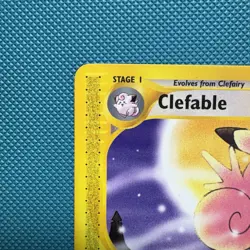 Pokemon Vintage E-reader Rare Clefable 041/165 Expedition Base Set Wotc 2002 - Image 2