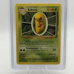 1999 Base Set Pokemon Kakuna CGC 6 33/102 - Image 2