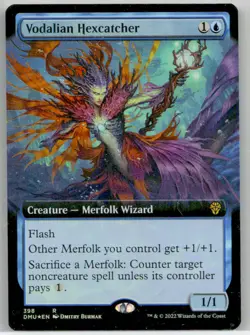 Near Mint or Better FOIL Vodalian Hexcatcher (Extended Art) #398 W/Tracking - Image 1