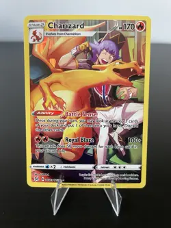 Charizard TG03/TG30 Holo Lost Origin Trainer Gallery Pokemon LP 2022 - Image 1
