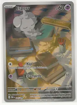 Espurr 95/88 Pokemon TCG Illustration Rare Perfect Order IR Holo Pack Fresh - Image 1