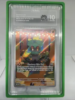 Pokemon TCG Mega Evolution Illustration Rare TAG 10 Marshadow 146/132 - Image 1