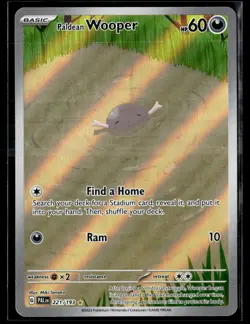 Paldean Wooper 221/193 Illustration Rare Paldea Evolved Pokemon NM b1 - Image 1