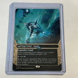 Inventors' Fair MINT 0021 Borderless EOS Stellar Sights MTG Rare Land Unplayed - Image 1