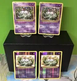 Mew 53/108 XY Evolutions Holo Rares & Reverse Holo Rares Pokemon TCG 2016 x4 LOT - Image 1
