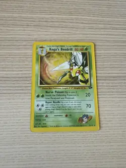 Vintage 1998 Wotc Pokemon | Koga's Beedrill 9/132 | Gym Challenge Holofoil NM/LP - Image 1