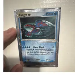 Pokemon Kyogre ex Promo Holo 120 HP Nintendo Set 001 English 2003 TCG - Image 1