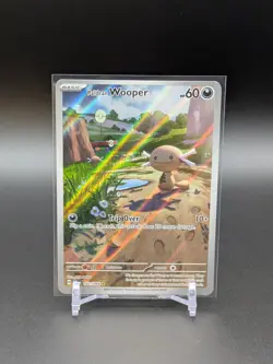PALDEAN WOOPER 102/094 - Pokemon Phantasmal Flames Illustration Rare LP - - Image 1