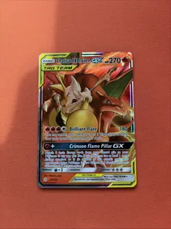 Pokemon TCG Charizard & Braixen GX Holo Ultra Rare Full Art 22/236 - Image 1