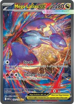 1x Mega Latias ex - 181/132 - Special Illustration Rare NM-Mint Pokemon ME01 - M - Image 1