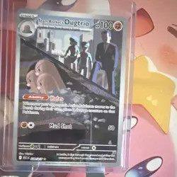 Pokemon TCG Team Rocket's Dugtrio 239/217 SV Illustration Rare Stage 1 English - Image 1