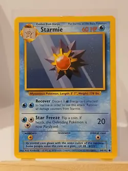 Starmie Base-Set (64/102) Common English Excellent Pokemon Vintage - Image 1