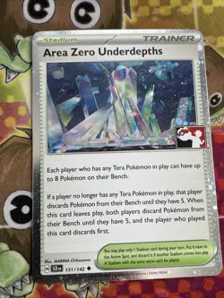Area Zero Underdepths Cosmos Holo 131/142 Play Stamp Prize Pack Series 7 Pokemon - Image 1
