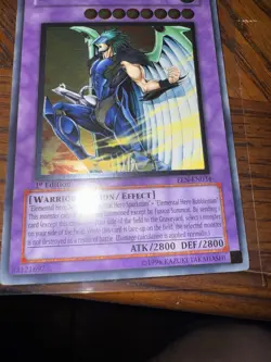 Yugioh Elemental Hero Tempest EEN-EN034 Ultimate Rare 1st Edition Lightly Played - Image 4