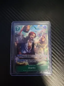 ONE PIECE Shanks OP14-027 SR Alternate Art - The Azure Sea's Seven OP14 - Image 1