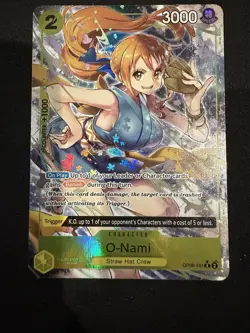 O-Nami Op06-101 English Alt Art Wings of Captain One Piece TCG English NM - Image 1