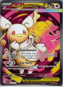 Mega Audino ex 253/217 ME: Ascended Heroes - Pokemon Card - NM - Image 1