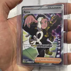 Pokemon Card 2023 Obsidian Flames Rare Holo RYME TRAINER FULL ART 221/197 NM/MT - Image 2