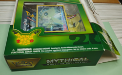 Pokemon TCG Celebi Black Star Promos XY111 Holo Card 20th Box & Pin - AS IS READ - Image 3