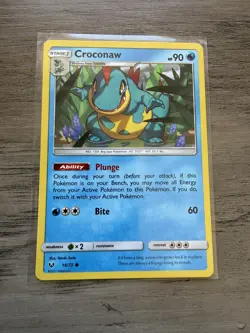 Croconaw 19/73 Shining Legends Regular -Pokemon Card - Image 1