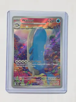 Wailord 162/159 Journey Together IR Pokemon Card NM Pack Fresh - Image 1