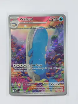 Wailord 162/159 Journey Together IR Pokemon Card NM Pack Fresh - Image 3